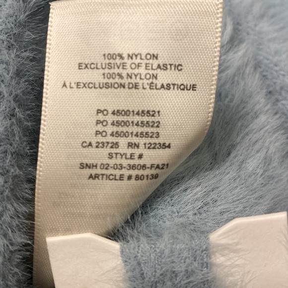 NWOT Aritzia Sunday Best Carmen Cardigan Knit Yarn Super Soft BLUE Size Small - Picture 13 of 17